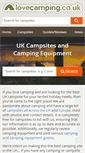 Mobile Screenshot of lovecamping.co.uk